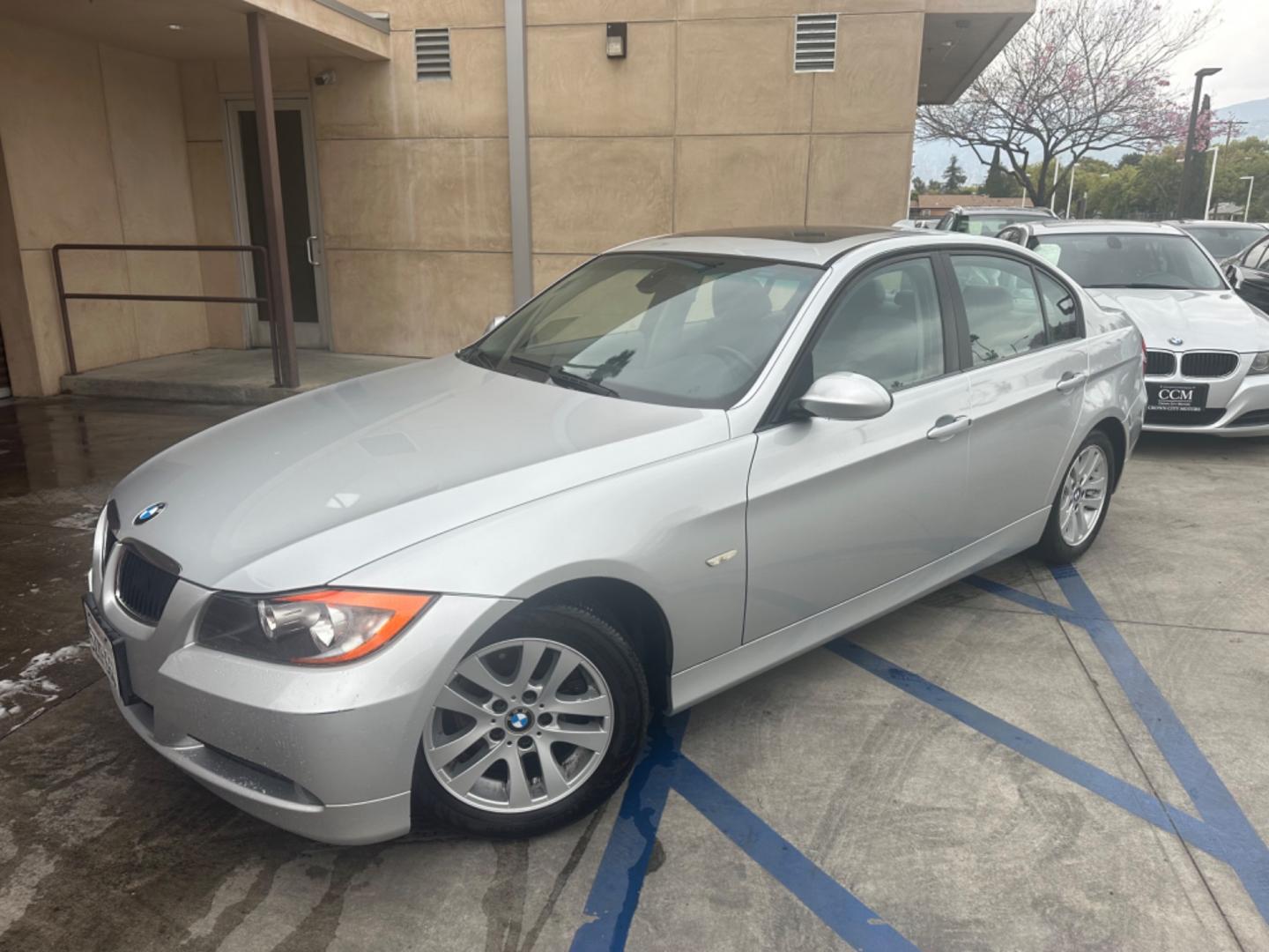 2007 Silver Metallic /Gray BMW 3-Series Leather (WBAVC53597F) with an 6 cylinder engine, Automatic transmission, located at 30 S. Berkeley Avenue, Pasadena, CA, 91107, (626) 248-7567, 34.145447, -118.109398 - "Discover Unmatched Value: 2007 BMW 328i at Our Pasadena Dealership" Are you in the market for a pre-owned vehicle that blends luxury, performance, and affordability seamlessly? Look no further than our esteemed dealership in Pasadena, CA, where we present to you the exquisite 2007 BMW 328i. Wit - Photo#0